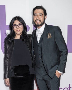 New York, Ny, Amerika Birleşik Devletleri - 12 Haziran 2018: Üreticileri Juliet Berman ve Justin 'Set It Up' Amc Loews Lincoln Meydanı'nda Netflix filmin New York özel tarama katılmak Nappi 