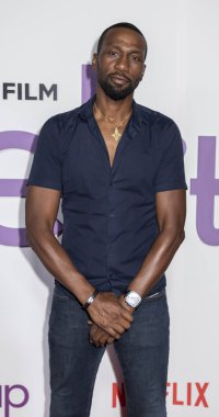 New York, NY, USA - June 12, 2018: Actor Leon Robinson attends the New York special screening of the Netflix film Set It Up at AMC Loews Lincoln Square  clipart