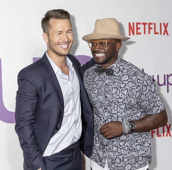 New York Usa June 2018 Actors Glen Powell Taye Diggs — Stock Photo, Image