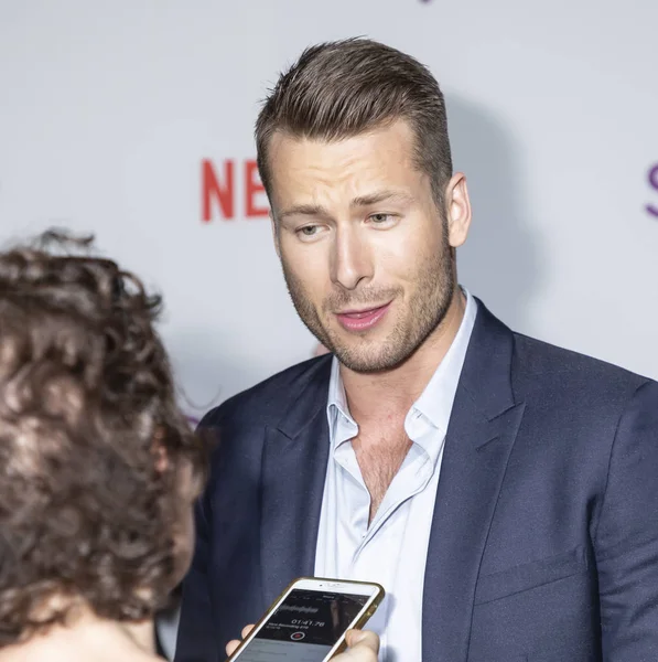 New York Usa June 2018 Actor Glen Powell Attends New — Stock Photo, Image