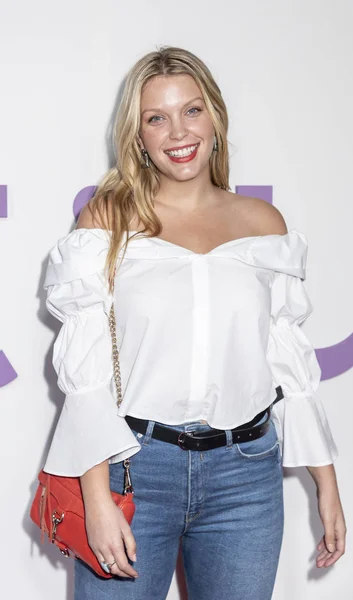 New York Usa Giugno 2018 Modella Leah Kelley Partecipa Alla — Foto Stock