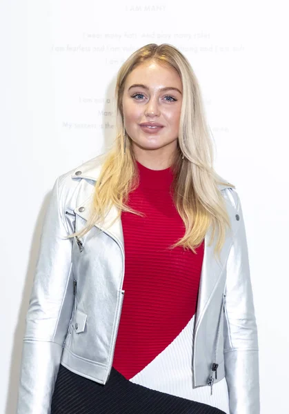 New York Usa September 2018 Model Iskra Lawrence Attends Nyfw — Stock Photo, Image