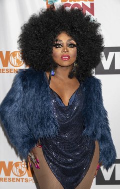 New York, Ny, Amerika Birleşik Devletleri - 29 Eylül 2018: Drag Queen Mayhem Miller katılır Rupauls Dragcon Nyc 2018, Jacob K Javits Convention Center, Manhattan