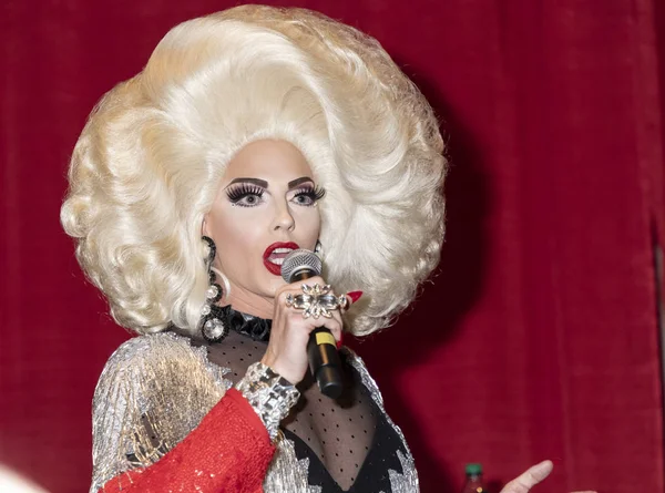 New York, Ny, ABD, 29 Eylül 2018: Drag Queen Alyssa Edwards katılır Rupauls Dragcon Nyc 2018, Jacob K Javits Convention Center, Manhattan