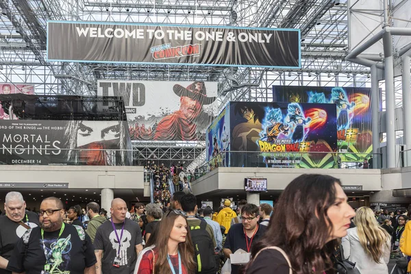 New York, Ny, Amerika Birleşik Devletleri - 5 Ekim 2018: Genel atmosfer Comic Con 2018, Jacob K. Javits Convention Center New York'ta sırasında Kongre katında. 