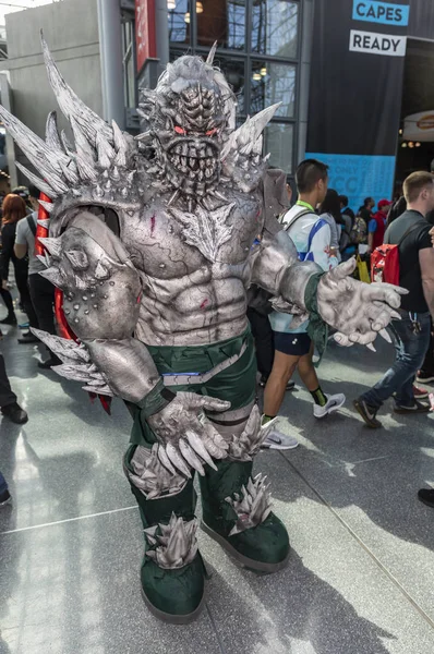 New York Amerikai Egyesült Államok 2018 Október Comic Con Résztvevő — Stock Fotó