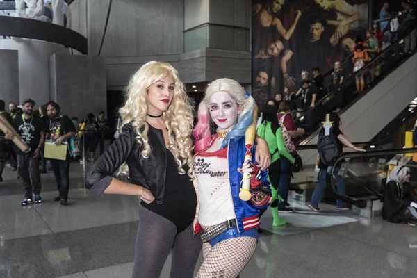 Nueva York Estados Unidos Octubre 2018 Los Asistentes Comic Con —  Fotos de Stock