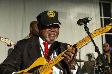 New York, Ny - 13 Ekim 2018: Memphis altın gerçekleştirir Loft Parti bir gece, Blues ile ruh için caz Vakfı of America Hudson Studios, Manhattan için