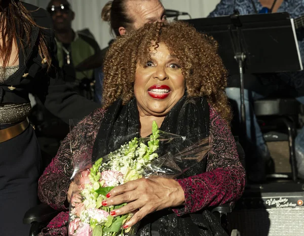 New York, Ny - 13 Ekim 2018: Roberta Flack tribute Loft Parti bir gece Soul Jazz Foundation of America Hudson Studios, Manhattan için sırasında sahnede