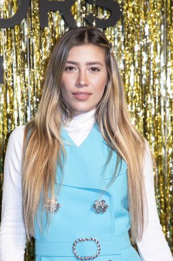 New York, Ny, Amerika Birleşik Devletleri - 13 Şubat 2019: Michelle Salas katılır Michael Kors toplama sonbahar 2019 pist Show Cipriani Wall Street, Manhattan, New York moda haftasında