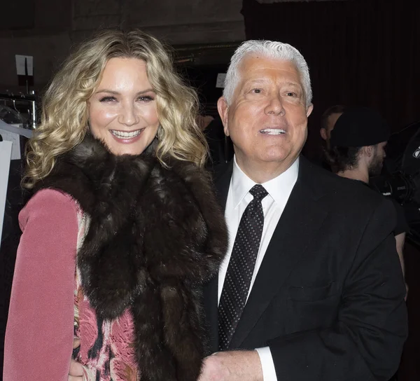 Nueva York Febrero 2019 Jennifer Nettles Dennis Basso Entre Bastidores — Foto de Stock