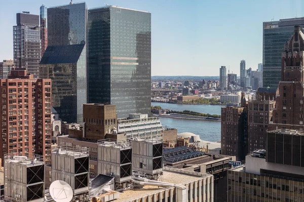 Manhattan roofs — Stock Photo, Image
