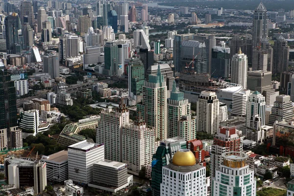 バンコク 鳥瞰図トラフィックの 2013 日にバンコクで — ストック写真