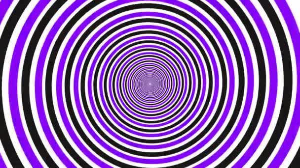 Hypnotic Rotating Spiral Seamless Loop — Stock Video