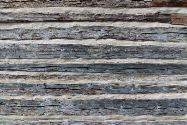 Cladding - detail of the wall of an old half-timbered cottage