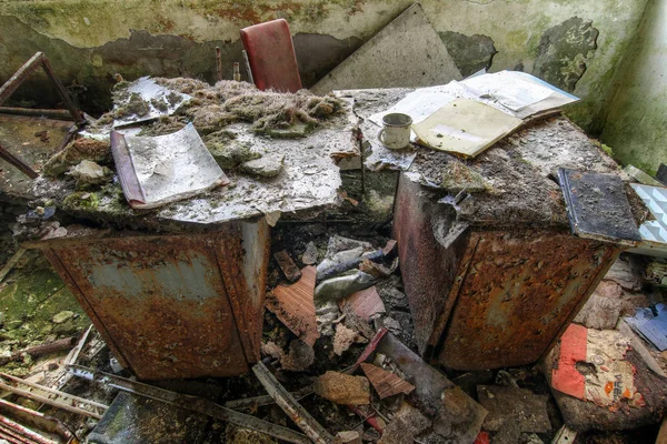 Abandoned Office Former Ore Mine Czech Republic — Stock Photo, Image