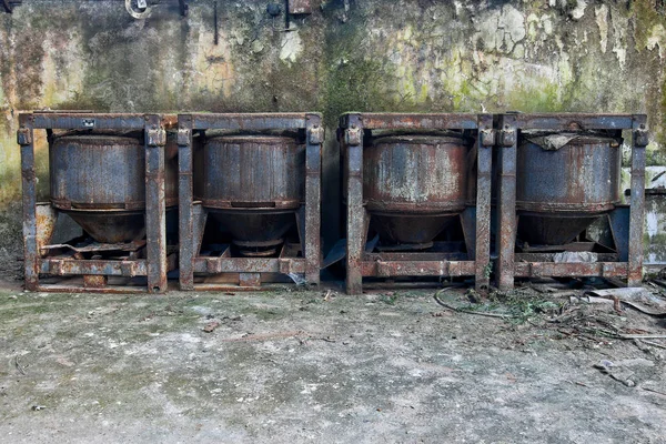 Minas Minério Ferro Abandonadas Nas Montanhas Dos Minérios República Checa — Fotografia de Stock