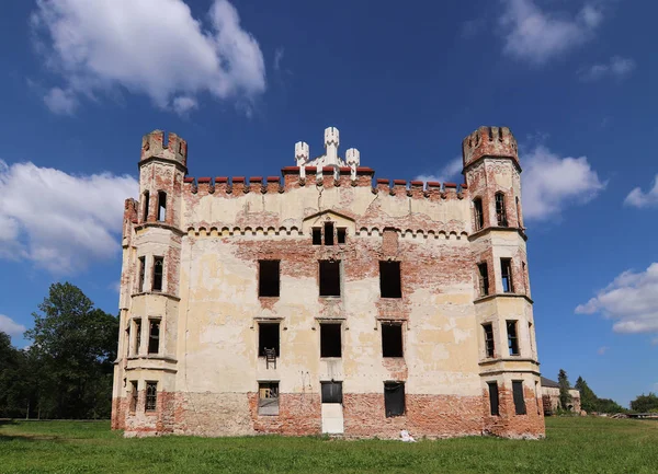 Château Cesky Rudolec Forteresse Eau Originale Été Reconstruite Xviie Siècle — Photo