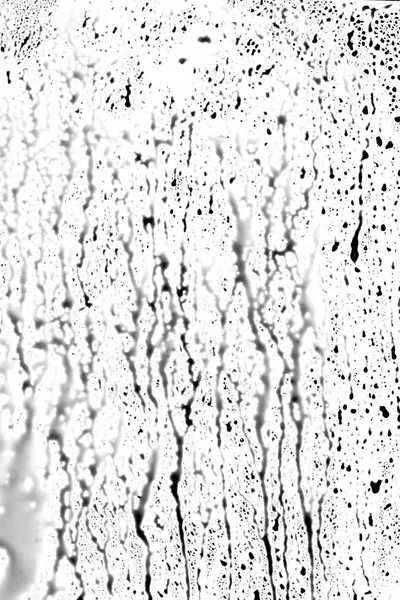 Black Dropping Splatters on White Surface — Stock Photo, Image