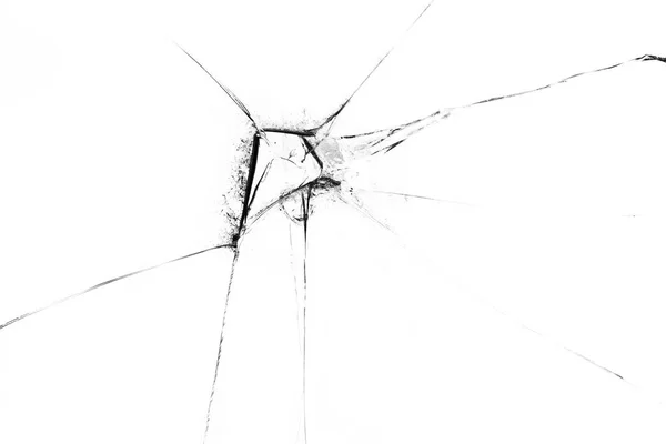 Broken glass texture — Stock Photo, Image