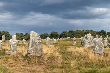 Hizalama de Carnac - Hizalama du Menec - Menhirs satırları