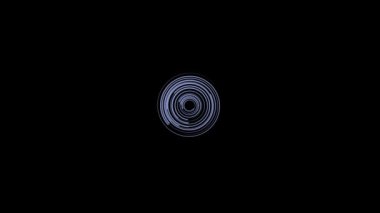 Mavi eğrilerden oluşan spiral