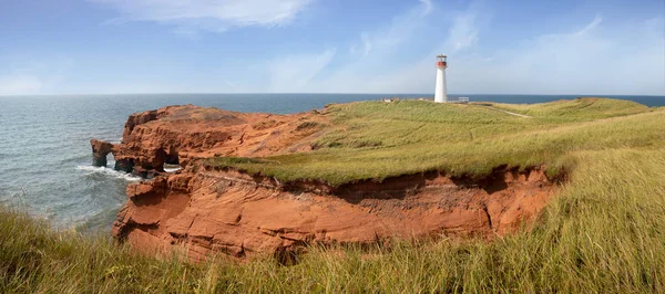 Panarama Del Borgot Faro Del Cabo Herisse Cap Aux Meules — Foto de Stock