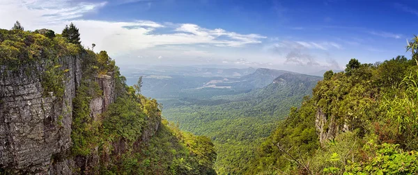 Panorama Från Guds Fönster Längs Blyde River Canyon Mpumalanga Provinsen — Stockfoto