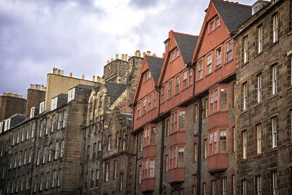 Историческая Архитектура Королевского Миля Эдинбург Шотландия Великобритания — стоковое фото