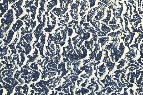 Фонова Текстура Емальованого Металу Синьо Білих Тонах Закручена Абстрактна Поверхня — стокове фото