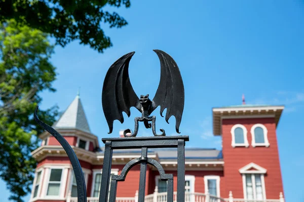 Bangor Usa 27Th August 2014 Detail Gate House Stephen King — Stock Photo, Image