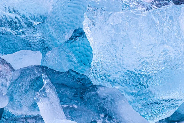 Détails Des Fragments Iceberg Flottant Dans Mer Arctique Glace Glaciaire — Photo