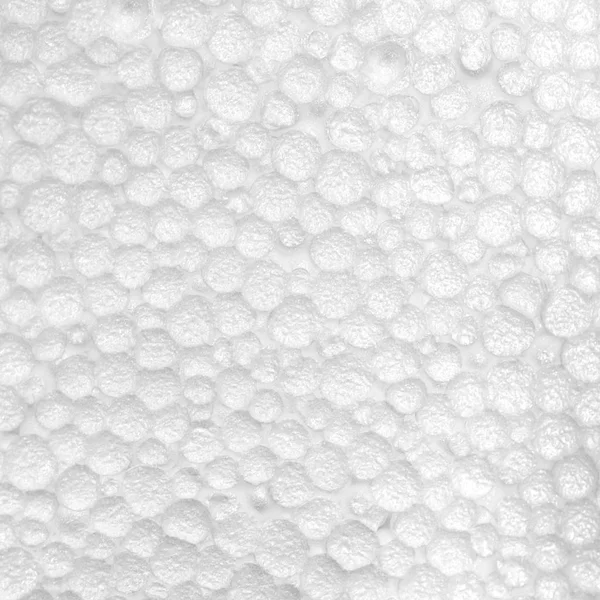 Polystyrene White Background Synthetic Polymer Used Insulation Protection Known Toxic — Stock Photo, Image