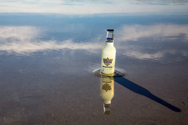 Old Orchard Beach Usa September 2014 Glazen Fles Smirnoff Ice — Stockfoto