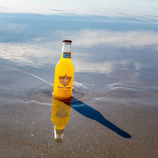 Old Orchard Beach Usa September 2014 Glazen Fles Smirnoff Ice — Stockfoto