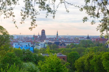 Sunrise, Polonya Gdansk pastoral sahne