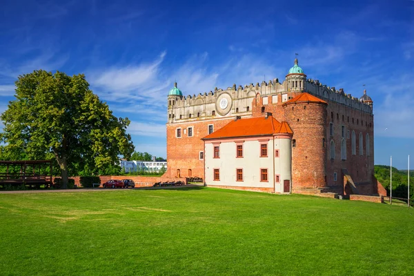 Zamek Krzyżacki Mieście Golub Dobrzyń Słoneczny Dzień Polska — Zdjęcie stockowe