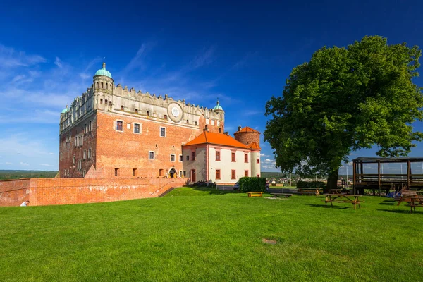 Castillo Teutónico Ciudad Golub Dobrzyn Día Soleado Polonia — Foto de Stock