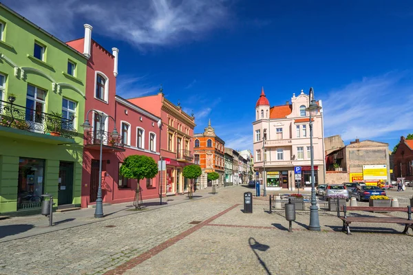 Wabrzezno Poland May 2018 Architecture Town Square Wabrzezno Poland Wabrzezno — Stock Photo, Image