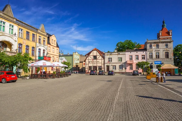 Golub Dobrzyn Polonia Maggio 2018 Architettura Della Piazza Cittadina Golub — Foto Stock