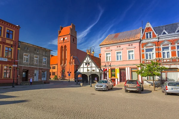 Golub Dobrzyn Polen Maj 2018 Arkitektur Torget Golub Dobrzyn Polen — Stockfoto