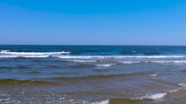 Yaz Sobieszewo, Polonya Baltık Denizi beach üzerinde