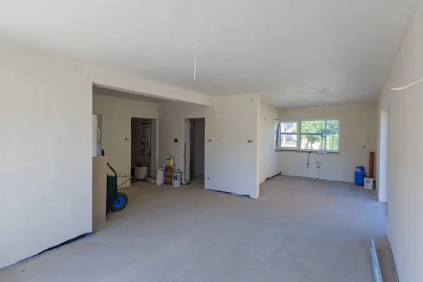 Empty Living Room Interior Renovation House — Stock Photo, Image