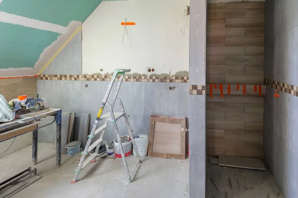 Bathroom Interior Renovation House — Stock Photo, Image