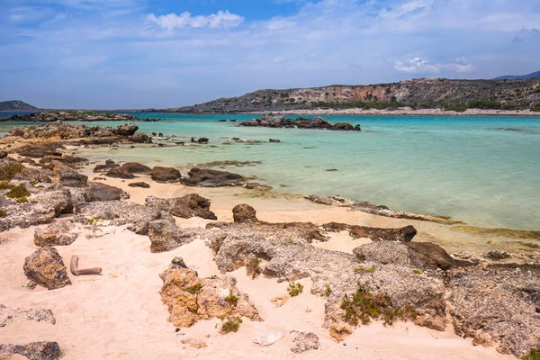 Pembe kum Girit, Yunanistan ile Elafonissi plaj