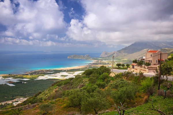 Prachtig Falassarna Strand Kreta Griekenland — Stockfoto