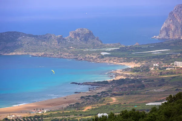 Belle Plage Falassarna Crète Grèce — Photo