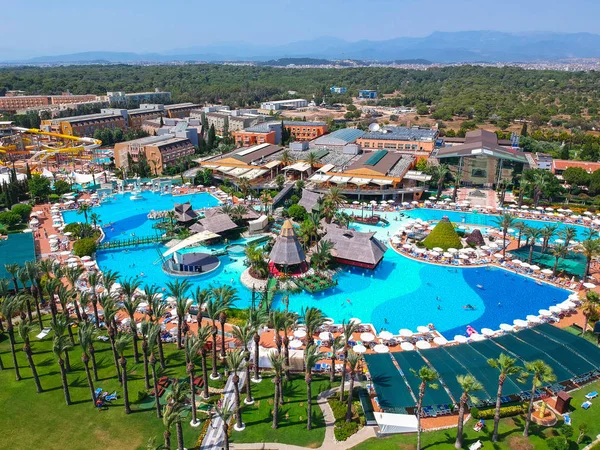 Side Turquia Junho 2018 Vista Aérea Resort Tropical Pegasos World — Fotografia de Stock