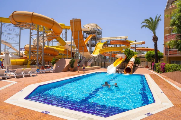 Side Turkey June 2018 Waterpark Pegasos World Resort Side Turkey — Stock Photo, Image