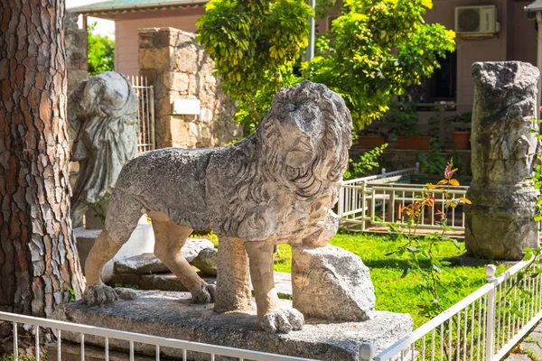 Side Turquía Junio 2018 Hermosa Arquitectura Griega Antiguo Museo Side — Foto de Stock